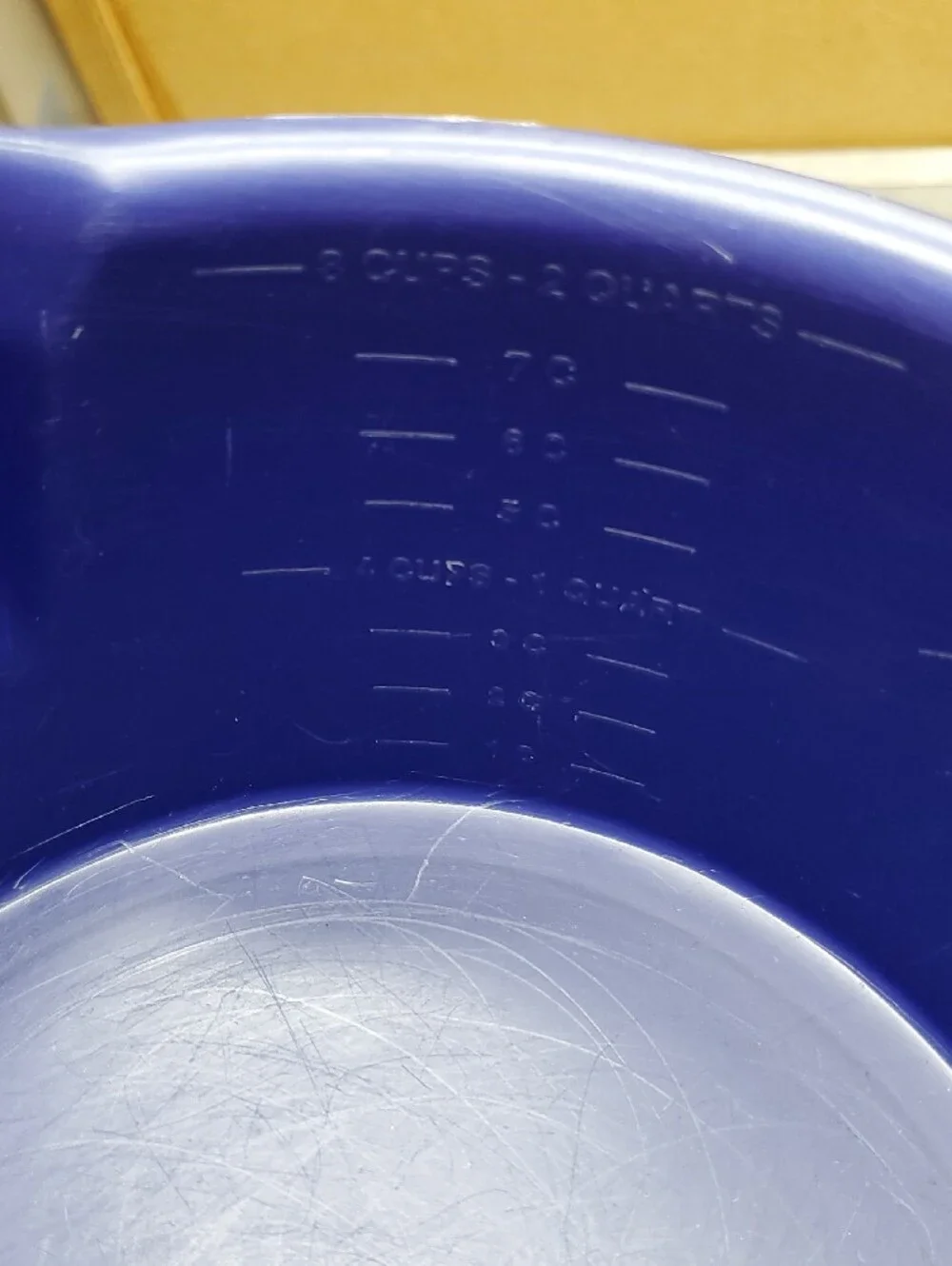Pampered Chef Blue Microwave Steamer Large 8 Cup/2 Quart